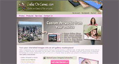 Desktop Screenshot of dallasoncanvas.com